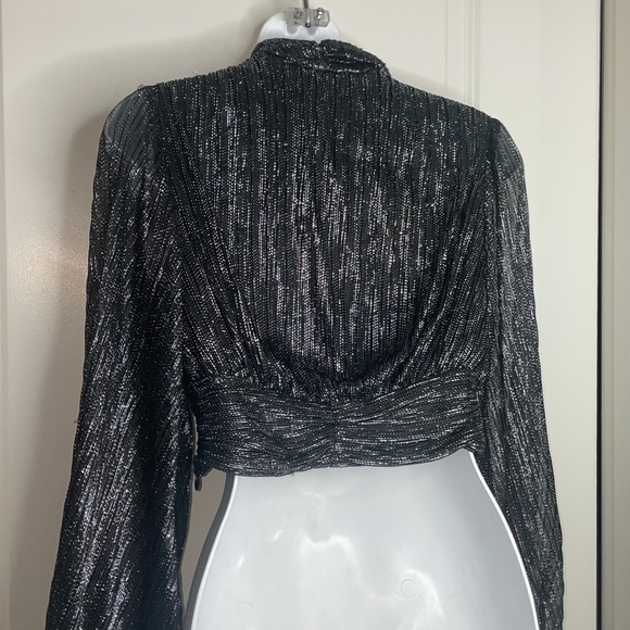 ZARA Shimmer Blouse - Picture 9 of 12